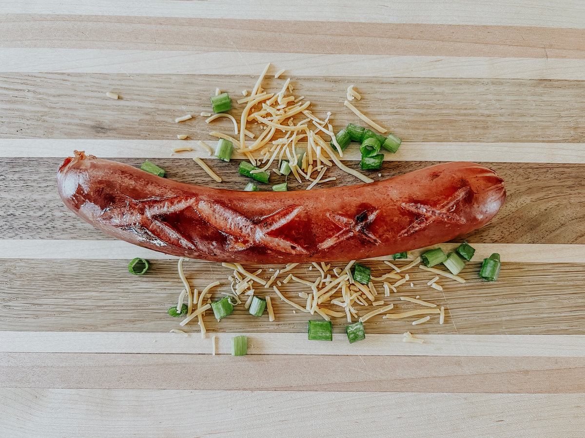 Green Onion & Cheddar Bratwurst